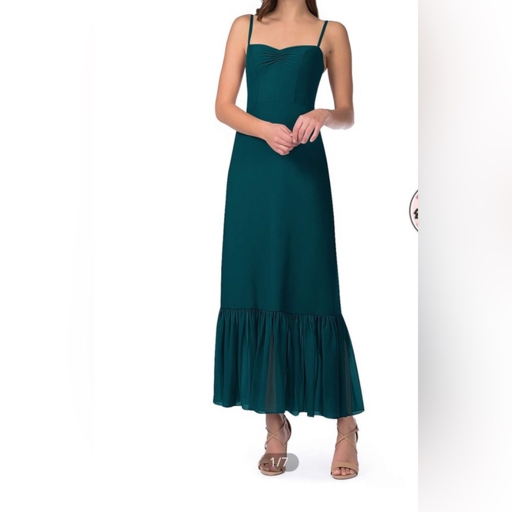Azazie Justina Dress in Ink Blue